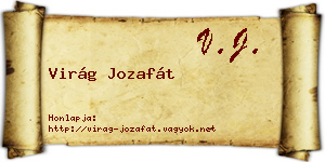 Virág Jozafát névjegykártya