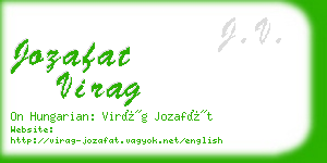 jozafat virag business card